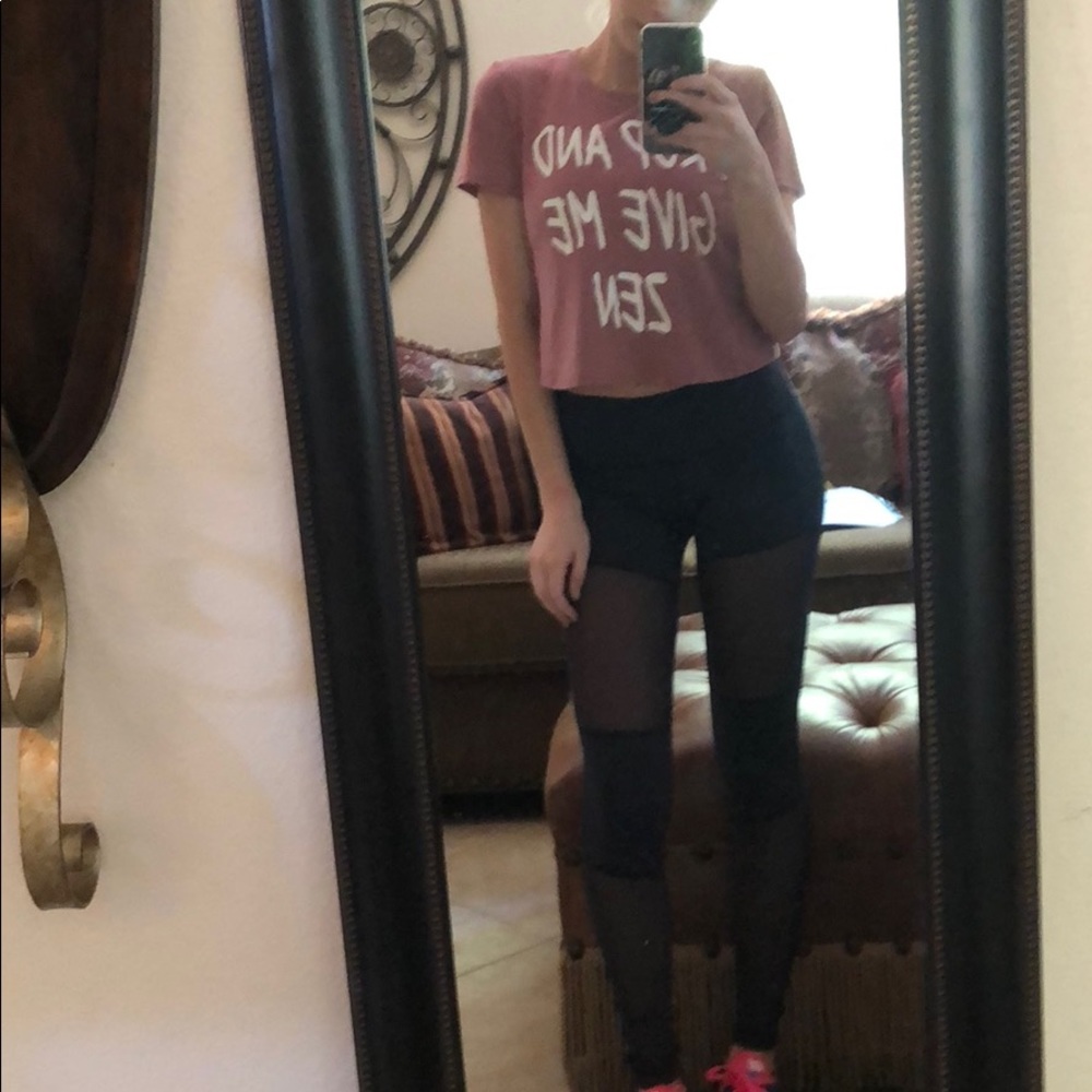 Drop And Give Me Zen Bella Crop Tops by Em and I - Picture 4 of 6